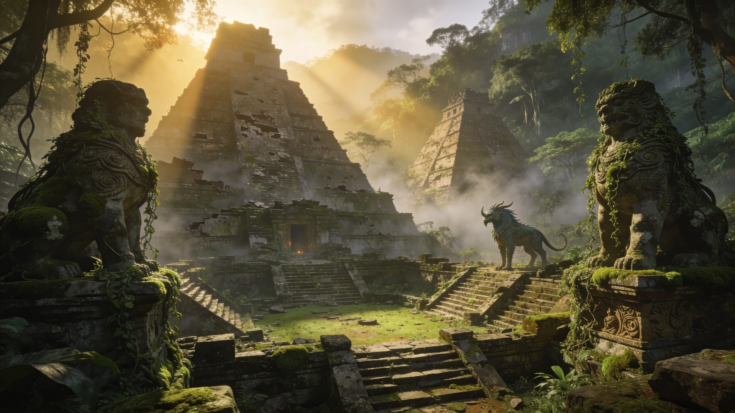 Why Mythical Creatures Are Often Said to Live in Ancient Ruins